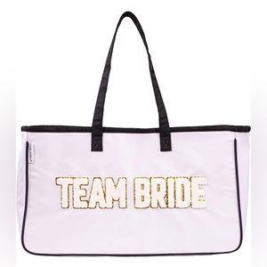 Team Bride Sparkle Bag Wedding Tote By Simply Southern